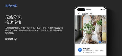 华为手机怎么分享位