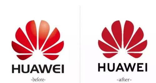 华为手机logo怎么画