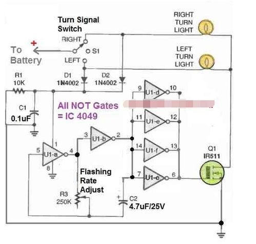 汽车方向灯电流是多少 汽车方向灯电流是多少