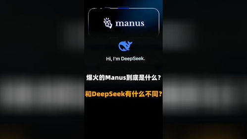 Manus和DeepSeek的差别是什么