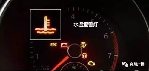 汽车水温多少算高图标