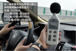 汽车高速噪音值是多少