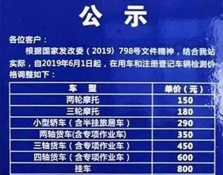 重庆汽车年审费用多少