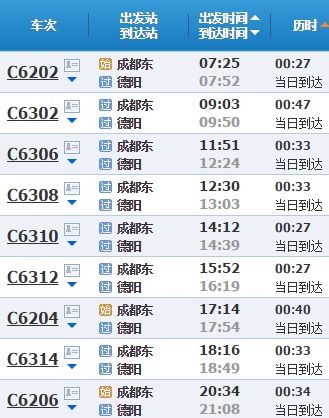 德阳汽车到重庆票价多少