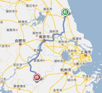 盐城到黄山汽车多少钱