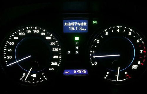 汽车一小时耗油多少钱