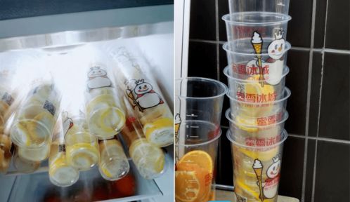 蜜雪冰城被曝使用过夜水果切片