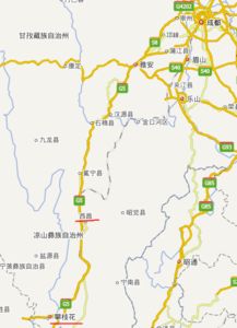 成都汽车到西昌多少公里