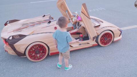 木头做汽车能带多少人