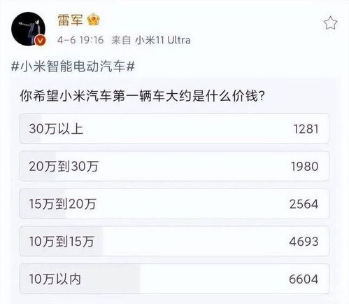 小米汽车成功概率多少