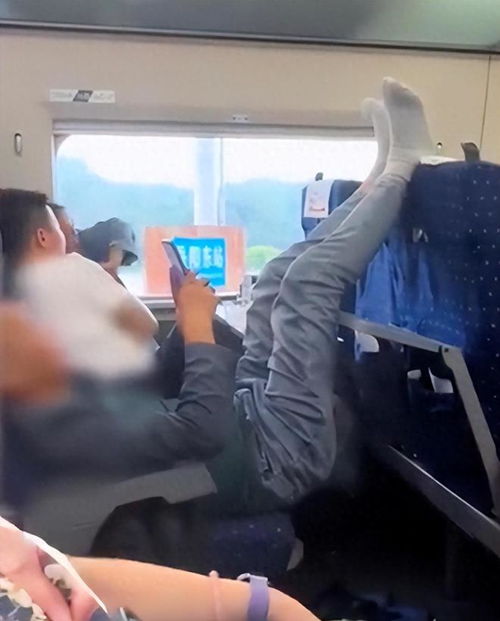 男子高铁上脱鞋还打劝阻者被行拘 男子高铁上脱鞋还打劝阻者被行拘