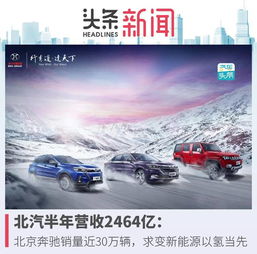 北京汽车半年营收有多少