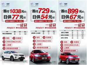 汽车制造厂首付多少