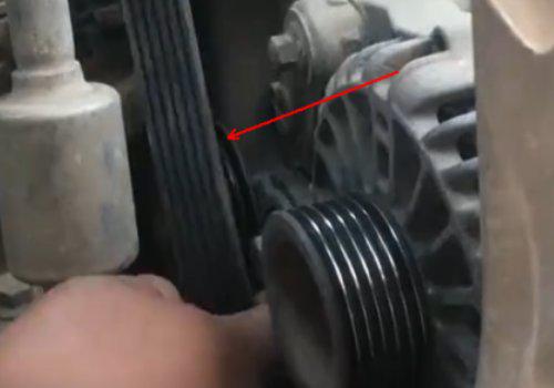 汽车发电机皮带多少紧