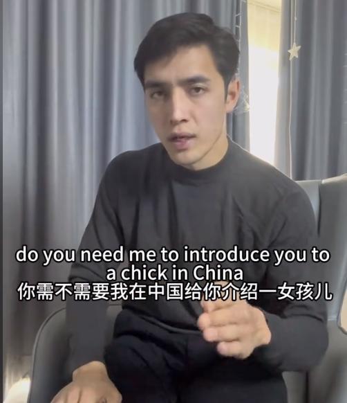 甲亢哥上央视了 李美越被打码