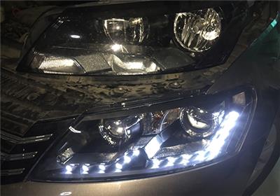 汽车加透镜后散光多少