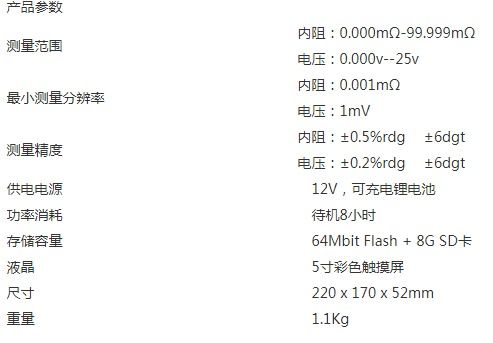全新汽车电池内阻多少