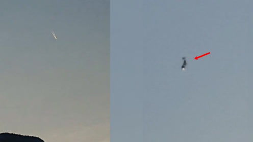 美国疑出现可变形UFO盘旋15分钟