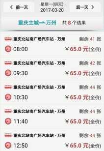 庆阳到万州汽车票多少钱(庆阳至万州汽车票价查询，深度解析与旅行建议)