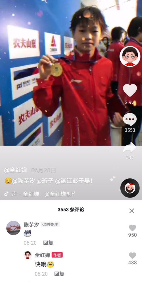 抖音回应陈芋汐被网暴(抖音回应陈芋汐被网暴事件，维护网络正义，保护用户隐私)