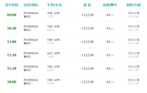 泸州到攀枝花汽车票多少(泸州到攀枝花汽车票价详解) 泸州到攀枝花汽车票多少(泸州到攀枝花汽车票价详解)