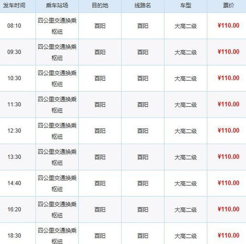 酉阳到温州多少钱汽车票(酉阳至温州汽车票价详解,旅途费用全攻略) 酉阳到温州多少钱汽车票(酉阳至温州汽车票价详解,旅途费用全攻略)