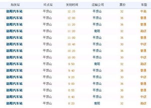 洛阳到窑城汽车票价多少(洛阳到窑城汽车票价详解，价格、路线与旅行体验)