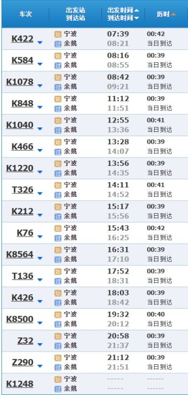 东阳到余姚汽车票价多少(东阳到余姚汽车票价详解)