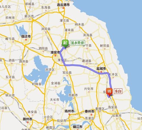 上海到涟水汽车多少时间(上海到涟水汽车所需时间详解)