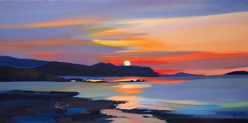 日落颜色怎么调华为电脑(华为电脑下的日落颜色调配艺术)