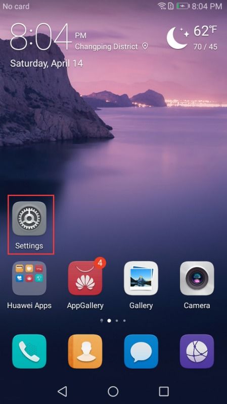 华为手机怎么修改始终