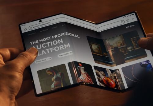 华为折叠怎么全屏手机