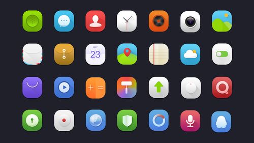 怎么设计华为手机图标