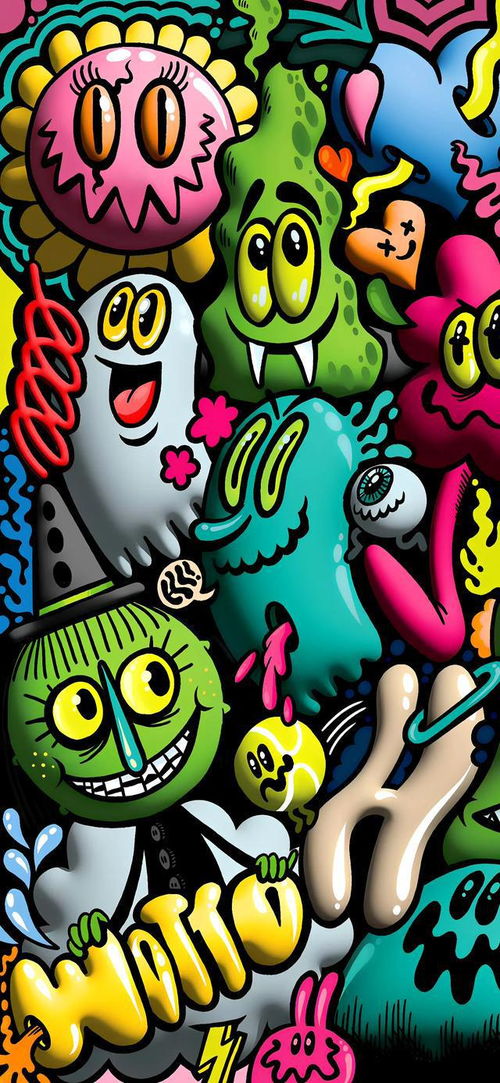 华为手机壁纸怎么涂鸦