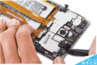怎么拆开开华为手机