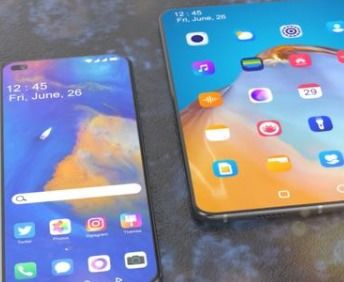 华为手机怎么折屏幕