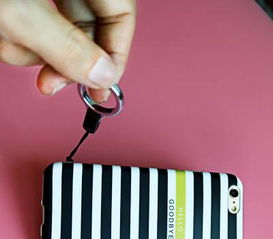 华为手机挂绳怎么连接