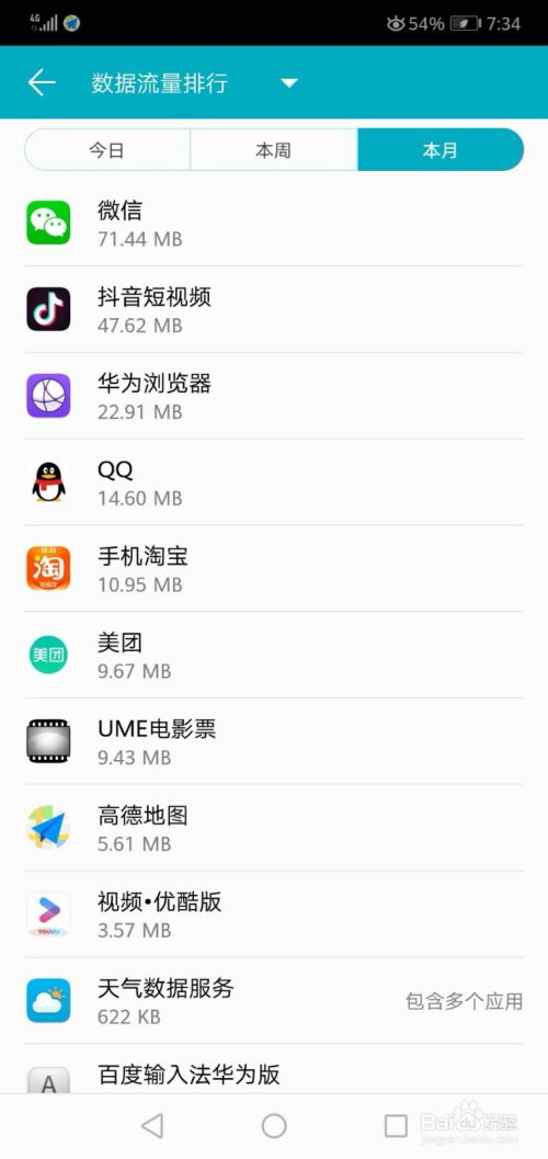 怎么开华为手机流量