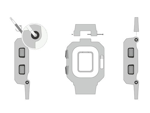 表带怎么装华为手机