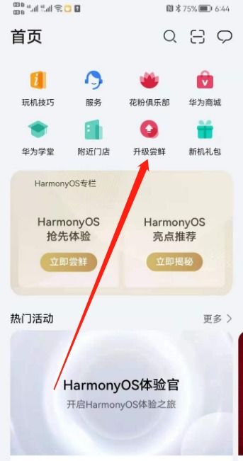 华为手机怎么报名公测