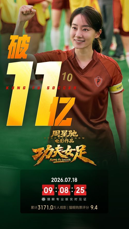 《功夫女足》票房破12亿 《功夫女足》票房破12亿