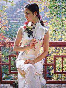 生母赠送跨国寻亲女儿红旗袍和项链
